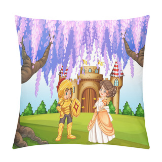 Personality  Knight And Princess Pillow Covers