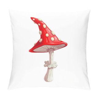 Personality  Mushroom Icon, Fly Agaric, Halloween Pillow Covers