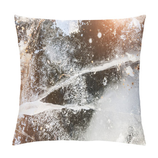 Personality  Winter Ice On The Lake Pillow Covers