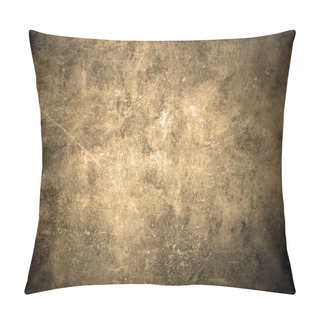 Personality  Old And Grunge Wall Texture In Sepia Color Pillow Covers