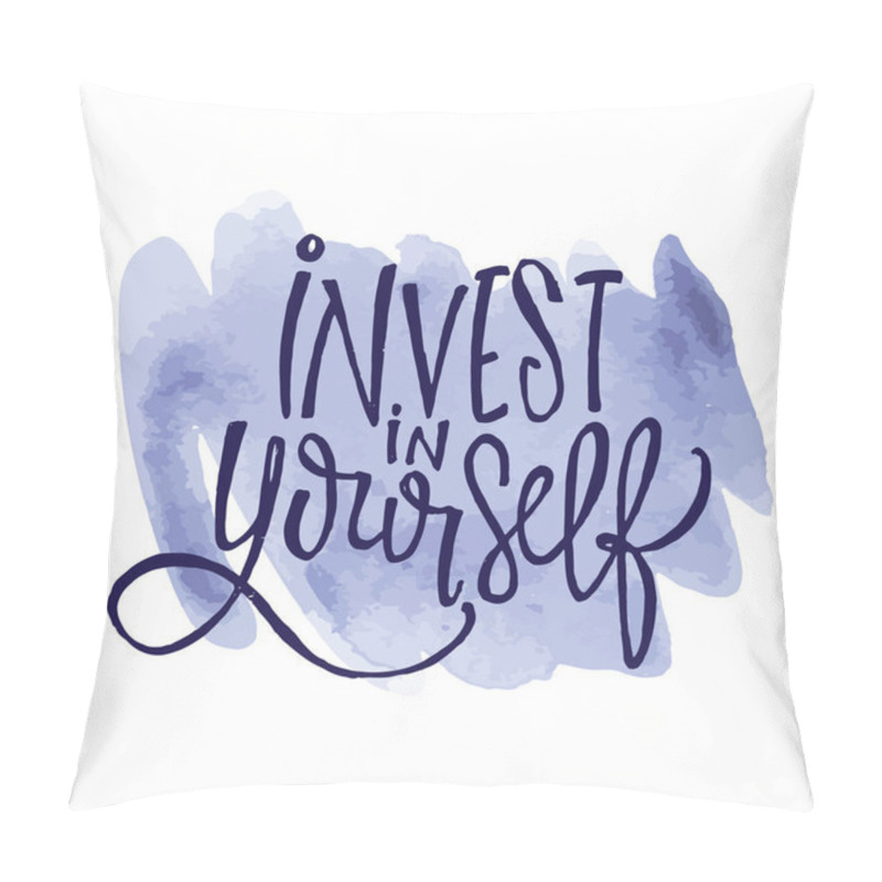 Personality  Hand drawn doodle motivation poster. Hand drawn CALLIGRAPHY. LETTERING. pillow covers