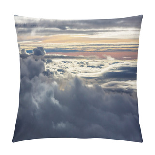 Personality  Beautiful View Above Clouds In Mountains Pillow Covers