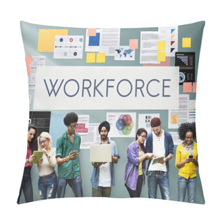 Personality  Cheerful Students Using Devices  Pillow Covers