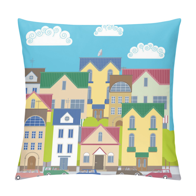 Personality  European city pillow covers