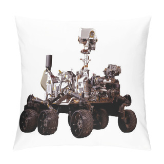 Personality  Mars Rover Isolated On White Background. Elements Of This Image Were Furnished By NASA. High Quality Photo Pillow Covers