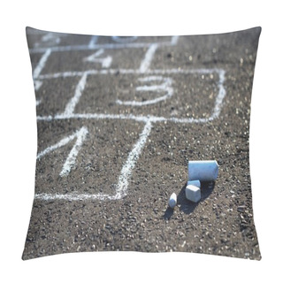 Personality  Hopscotch Street Game Pillow Covers