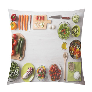 Personality  Healthy Eating And Food Preparation At Home Pillow Covers