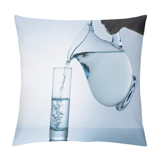 Personality  Woman Pouring Water From Jug Pillow Covers