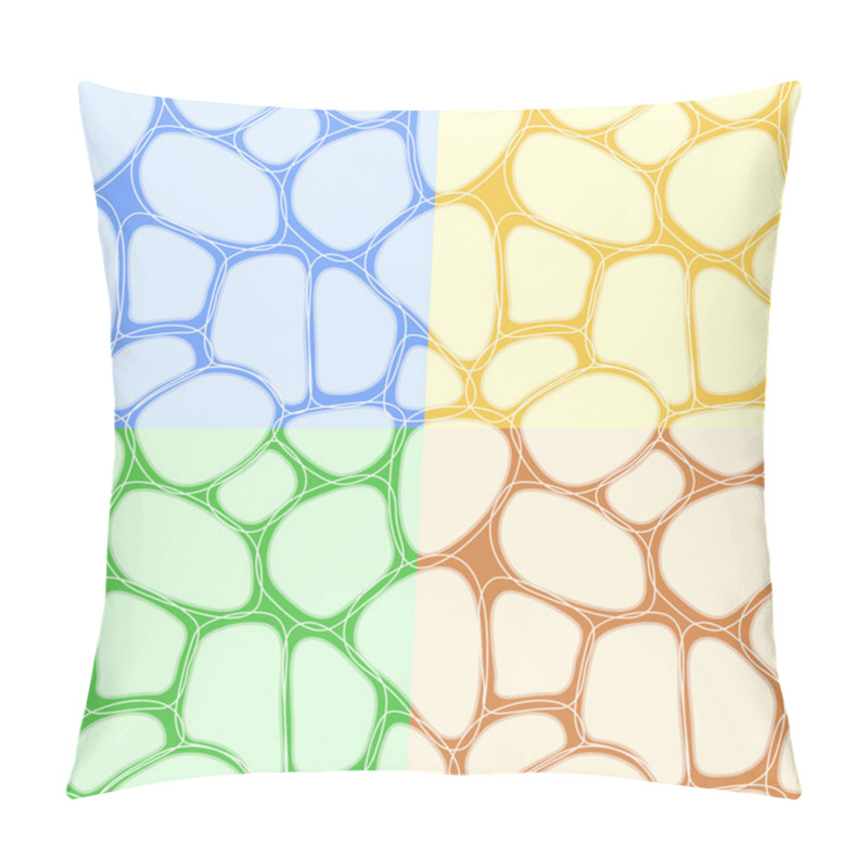 Personality  Abstract colorful vector background. pillow covers
