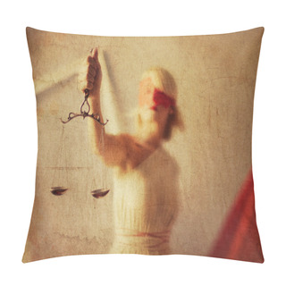 Personality  Horizontal Femida Style Photo As A Painting Pillow Covers