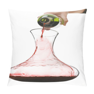 Personality  Pouring Wine In Carafe  Pillow Covers