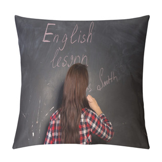 Personality  Mrs Smith Introducing Herself To The Class Pillow Covers