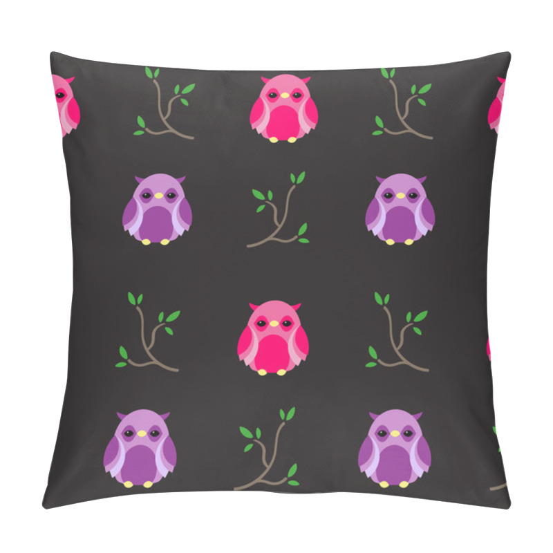 Personality  seamless owls pattern  pillow covers