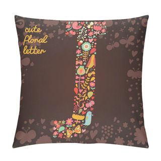 Personality  The Letter J. Pillow Covers