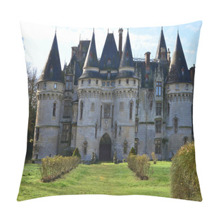 Personality  France, The Picturesque Village Of Vigny  Pillow Covers