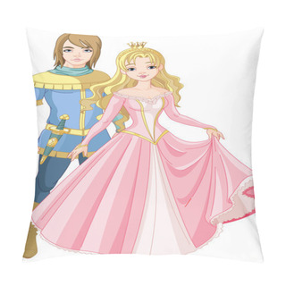 Personality  Beautiful Prince And Princess Pillow Covers