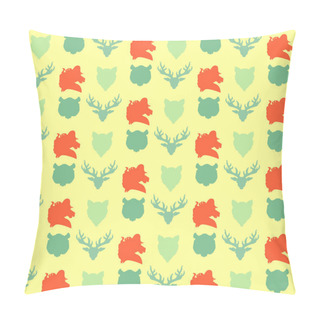 Personality  Wildlife Seamless Pattern Pillow Covers