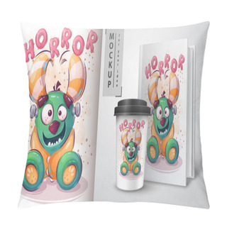 Personality  Horror Monster Poster And Merchandising. Pillow Covers