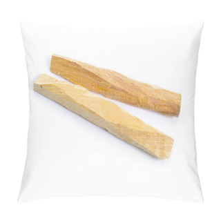 Personality  Palo Santo, Holy Wood Sticks Isolated On White Background. Pillow Covers