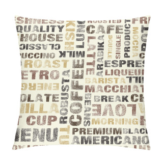 Personality  Coffee Vector Pattern Pillow Covers