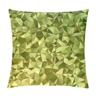 Personality  Olive Irregular Triangle Mosaic Background Design Pillow Covers