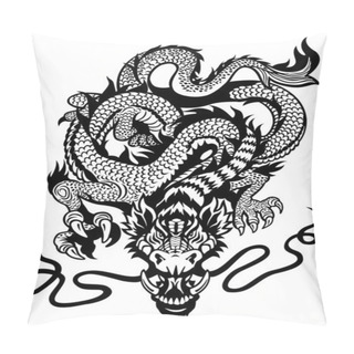 Personality  Dragon Tattoo Pillow Covers