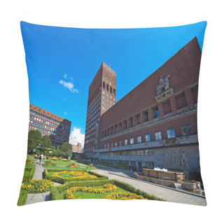 Personality  Oslo City Hall Pillow Covers