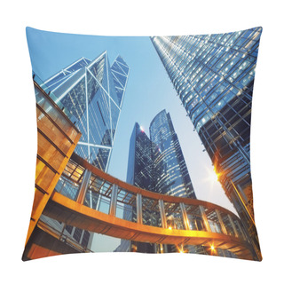 Personality  Skyscrapesr In Hong Kong Pillow Covers