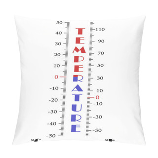Personality  Temperature Scale Pillow Covers