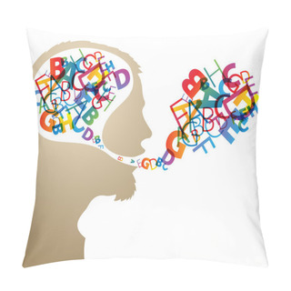 Personality  Abstract Speaker Silhouette Pillow Covers