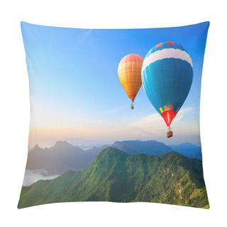 Personality  Colorful Hot-air Balloons Pillow Covers