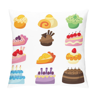 Personality  Cartoon Cake Pillow Covers