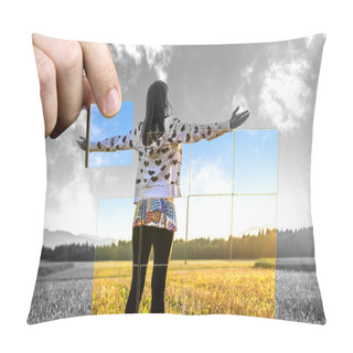Personality  Positive Life Perspective Pillow Covers