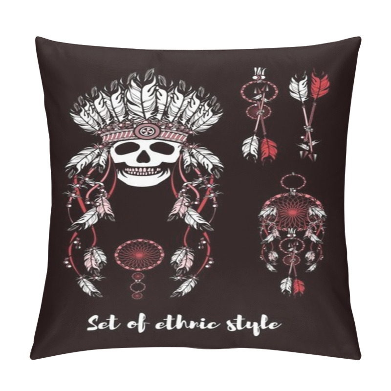 Personality  Set Shaman feathers pillow covers