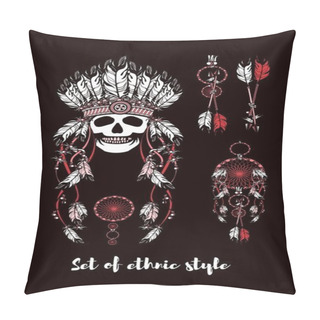 Personality  Set Shaman Feathers Pillow Covers