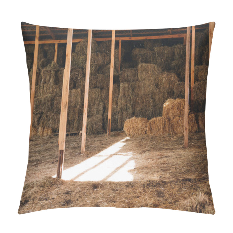 Personality  hay in stall pillow covers