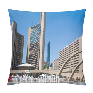 Personality  The New City Hall Of Toronto, Canada Pillow Covers