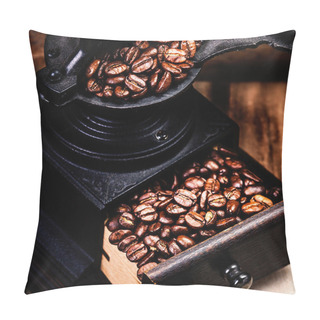 Personality  Vintage Manual Coffee Grinder Pillow Covers