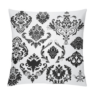 Personality Modern Stylish Damask Floral Set Pillow Covers
