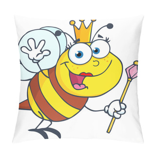 Personality  Cute Queen Bee Waving Pillow Covers