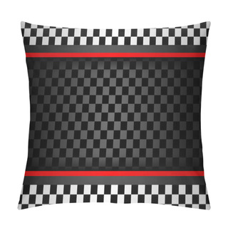 Personality  Racing Horizontal Backdrop Pillow Covers