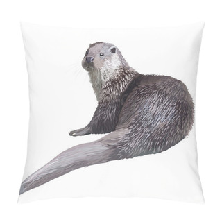 Personality   Realistic Detailed Otter Pillow Covers