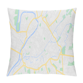 Personality  Layered Editable Vector Illustration Outline Of Manchester,Brita Pillow Covers