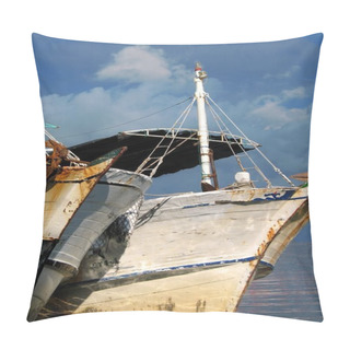 Personality  Old Fishing Boats Pillow Covers