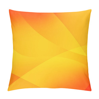 Personality  Abstract Orange Colorful Smooth Twist Wave Light Lines Or Orange Aqua Abstract Background For Presentation And Put Text. Pillow Covers