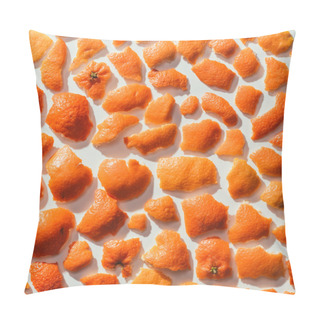 Personality  Close Up View Of Mandarin Citron Isolated On White Pillow Covers