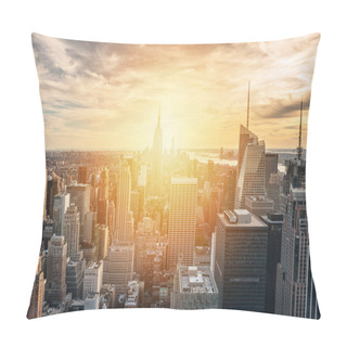 Personality  Sunset On Manhattan Pillow Covers