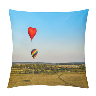 Personality  Colorful Hot Air Balloons Pillow Covers