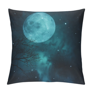 Personality  Full Moon On The Skies, Abstract Natural Backgrounds Pillow Covers