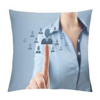 Personality  Human Resources And CRM Pillow Covers